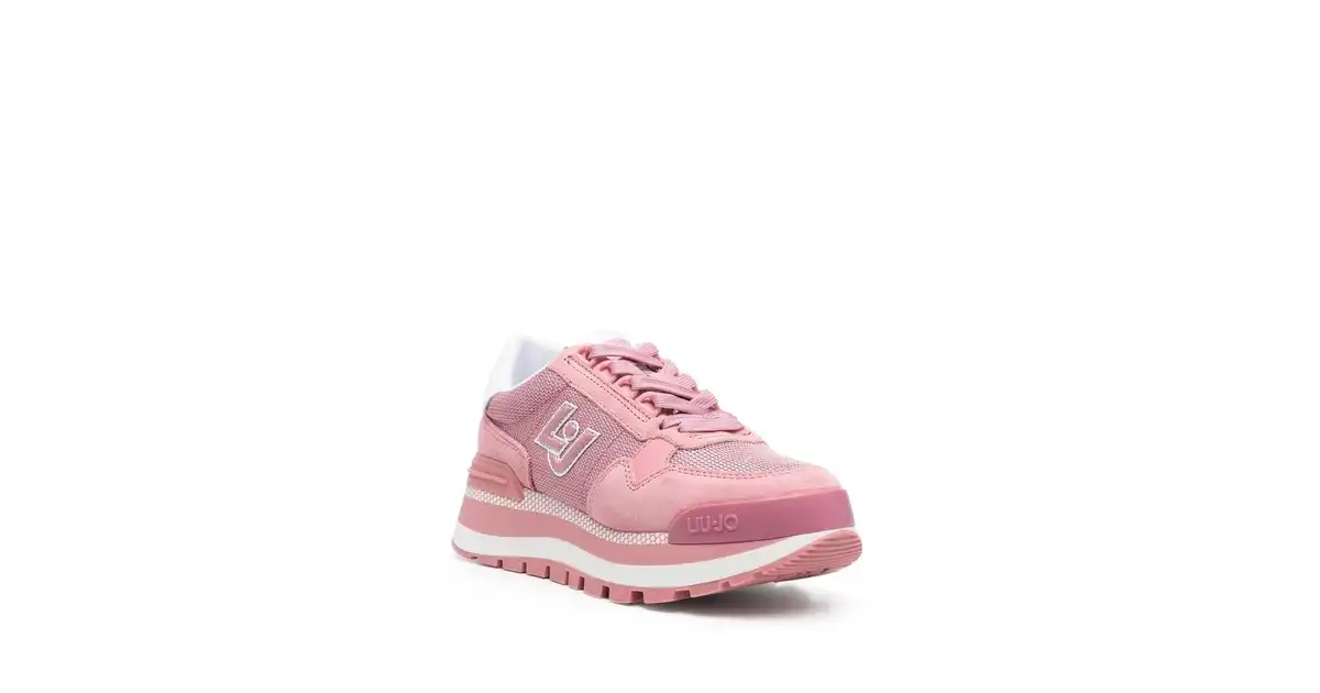 Liu Jo SNEAKERSI AMAZING 16 - SNEAKER COW SUEDE/MESH PINK RAY